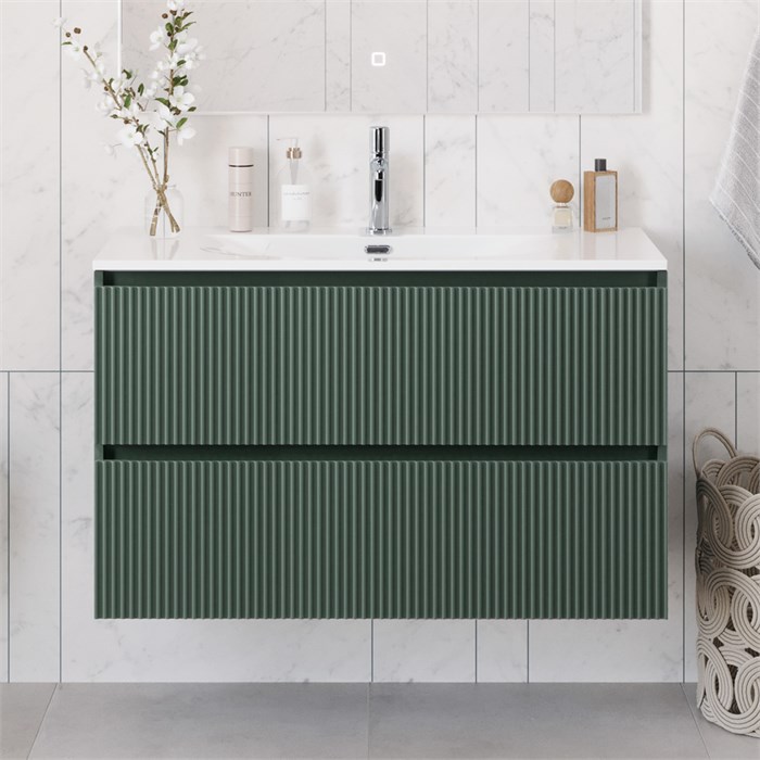 Тумба с раковиной подвесная BelBagno UNO-1200-2C-SO-VO Еловый матовый, раковина белая BB-8099-120 12789 - фото 151070