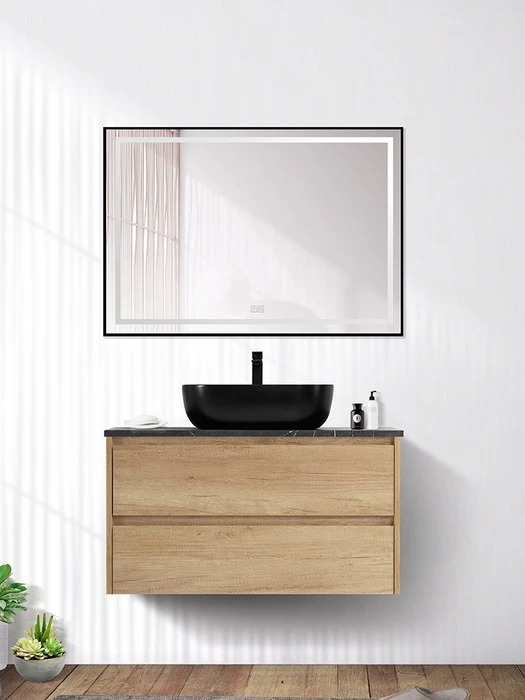 Тумба подвесная под столешницу BelBagno KRAFT-800-2C-SO-RNN 7000