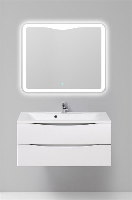 Тумба подвесная с раковиной BelBagno MARINO-1100-2C-SO-BO-P 9913 - фото 151427