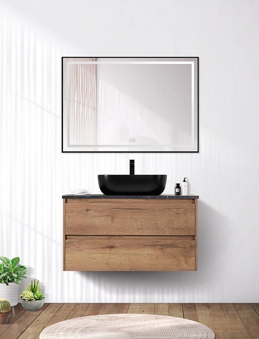 Тумба подвесная под столешницу BelBagno KRAFT-900-2C-SO-RT 7011