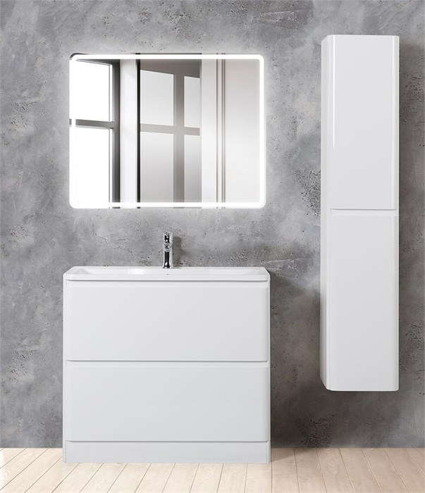Тумба напольная с раковиной BelBagno ALBANO-900-2C-PIA-BL 9974 - фото 152057