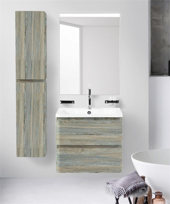 Тумба подвесная с раковиной BelBagno ALBANO-700-2C-SO-PS 9949 - фото 152101
