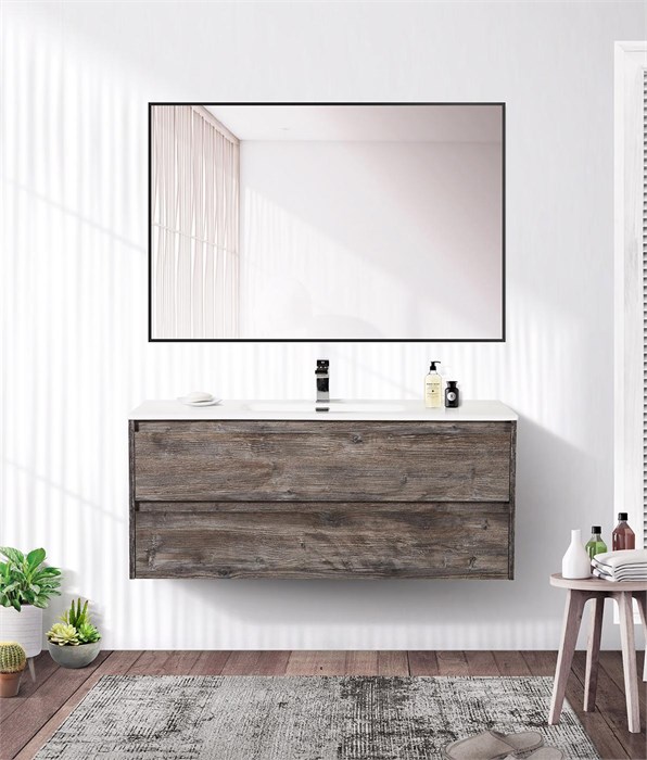 Тумба подвесная с раковиной BelBagno KRAFT-1200-2C-SO-PP 7713 - фото 152235
