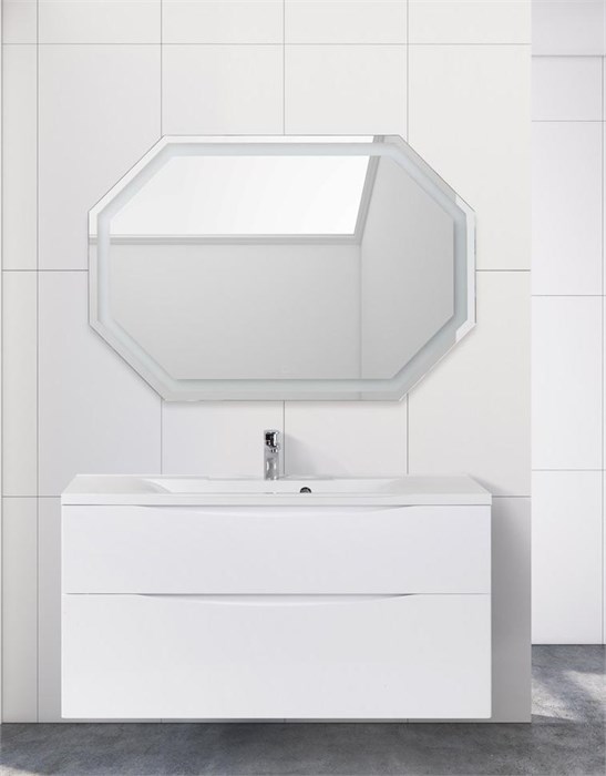 Тумба подвесная с раковиной Belbagno MARINO-H60-1200-2C-SO-BL-P 8289 - фото 152274
