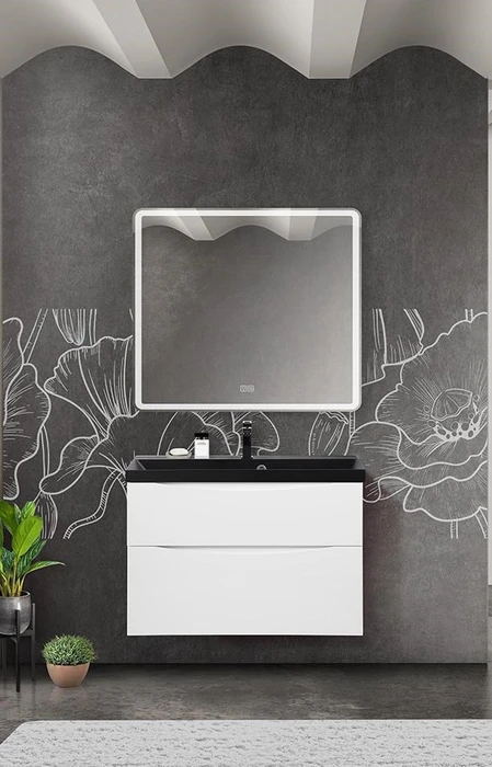 Тумба подвесная под раковину BelBagno MARINO-H60-800-2C-SO-BL-P 8282