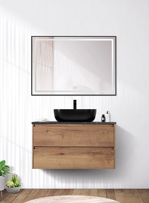Тумба подвесная под столешницу BelBagno KRAFT-800-2C-SO-RT 7001