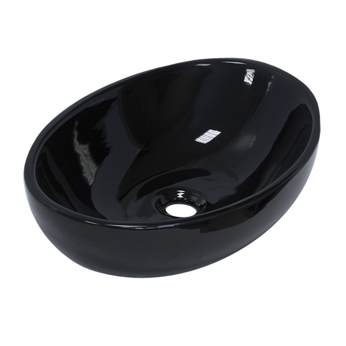 Умывальник накладной Sanita "Ринго Cut" (Черный) 53 см УП RNGSLWB02C