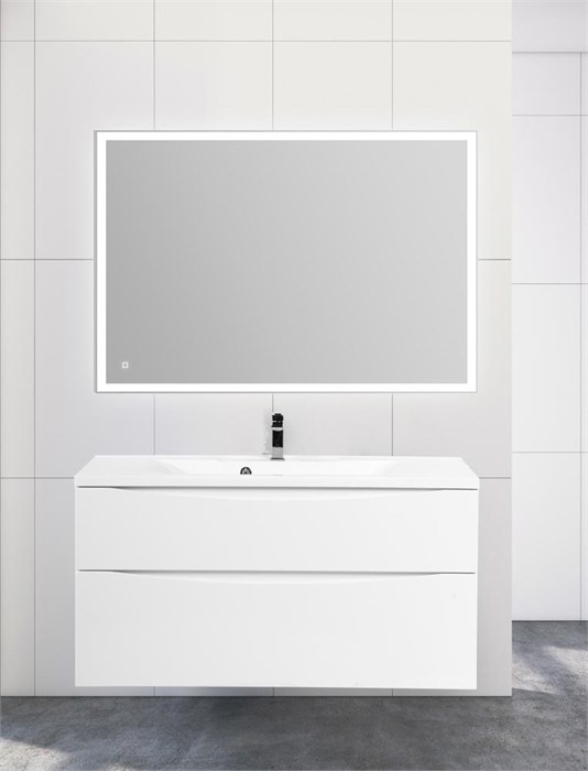 Тумба подвесная с раковиной BelBagno MARINO-H60-1000-2C-SO-BL-P 8275 - фото 152417