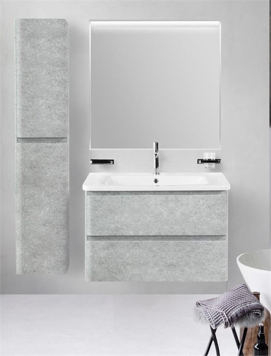 Тумба подвесная с керамической раковиной BelBagno ALBANO-CER-800-2C-SO-CVG 8214 - фото 152825