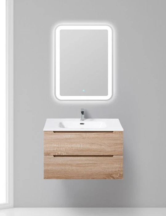 Тумба подвесная под раковину BelBagno ETNA Rovere Bianco 80 см ETNA-800-2C-SO-WO-P 2807