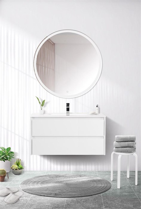 Тумба подвесная под раковину BelBagno KRAFT-1000-2C-SO-BO 5398 - фото 153033