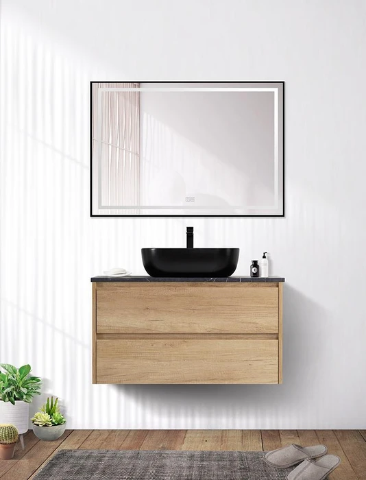Тумба подвесная под столешницу BelBagno KRAFT-900-2C-SO-RNN 7010