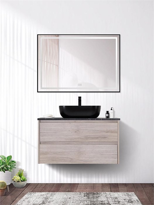 Тумба подвесная под столешницу BelBagno KRAFT-1000-2C-SO-RGB 7048 - фото 153227