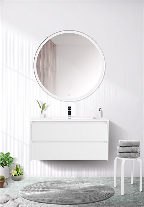 Тумба подвесная под раковину BelBagno KRAFT-800-2C-SO-BO 5370 - фото 153292