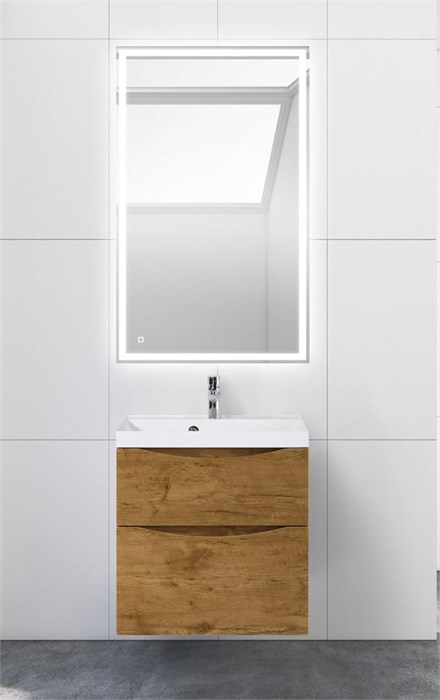 Тумба подвесная с раковиной BelBagno MARINO-H60-600-2C-SO-RN-P 6984 - фото 153437