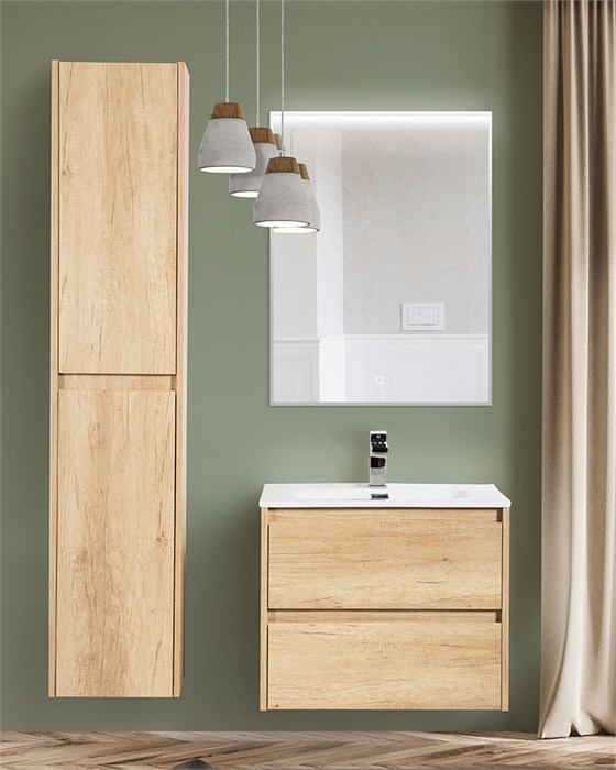 Тумба подвесная с раковиной BelBagno KRAFT-700-2C-SO-RNN 5356 - фото 153711