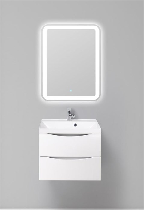 Тумба подвесная с раковиной BelBagno MARINO-600-2C-SO-BO-P 2540 - фото 153781