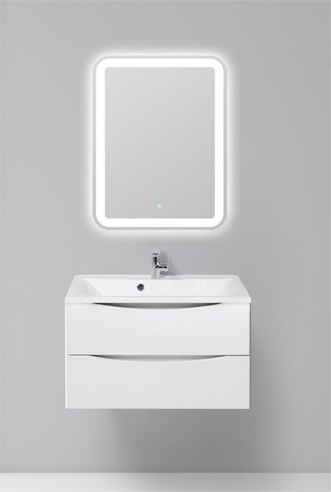 Тумба подвесная с раковиной BelBagno MARINO-1000-2C-SO-BO-P 2733 - фото 154508