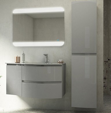 Мебель для ванной CEZARES VAGUE 104 Grigio lucido L 4678 - фото 154518