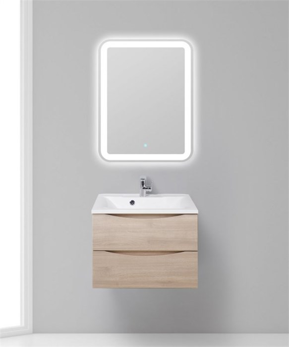 Тумба подвесная с раковиной BelBagno MARINO-650-2C-SO-RG-P 2569 - фото 154704
