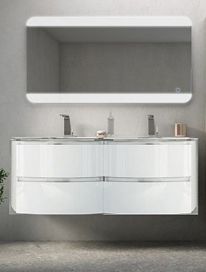Мебель для ванной CEZARES VAGUE 140 см Bianco lucido 4701 - фото 154932
