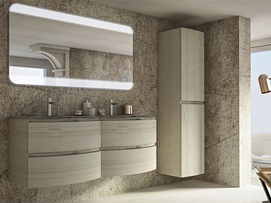Мебель для ванной CEZARES VAGUE 140 см Rovere sbiancato 4707 - фото 155004