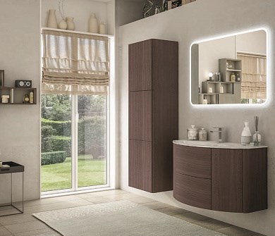 Мебель для ванной CEZARES EDEN 122 Rovere scuro Soft 4013 - фото 155019