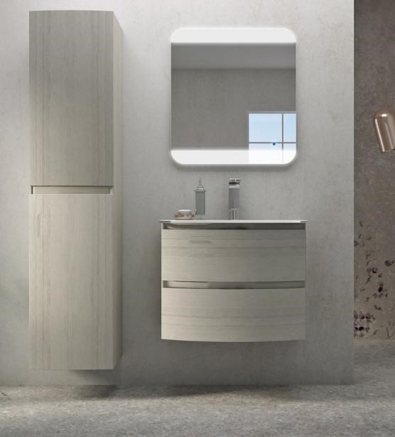Мебель для ванной CEZARES VAGUE 70 Rovere sbiancato 4498 - фото 155135