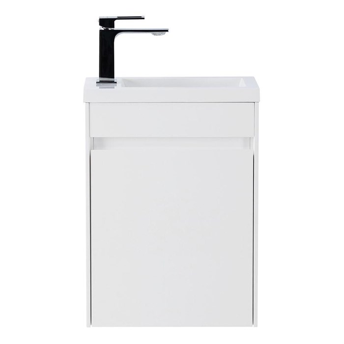 Тумба подвесная под раковину BelBagno PIETRA MINI-400-1A-SO-BL-R 10592 - фото 156228