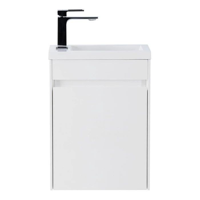 Тумба подвесная под раковину BelBagno PIETRA MINI-400-1A-SO-BL-R 10592