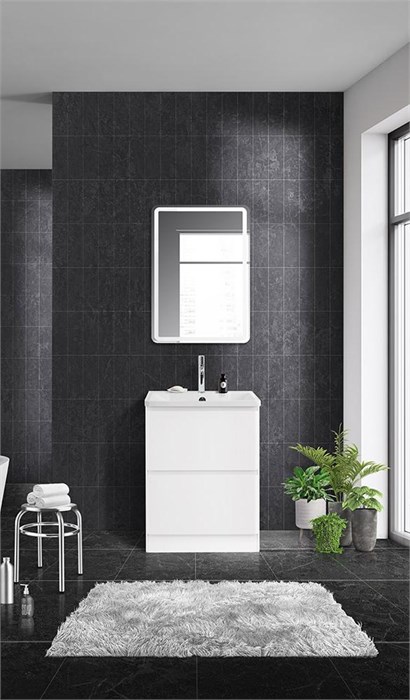 Тумба напольная с раковиной BelBagno ALBANO-700-2C-PIA-BL 9964 - фото 156456