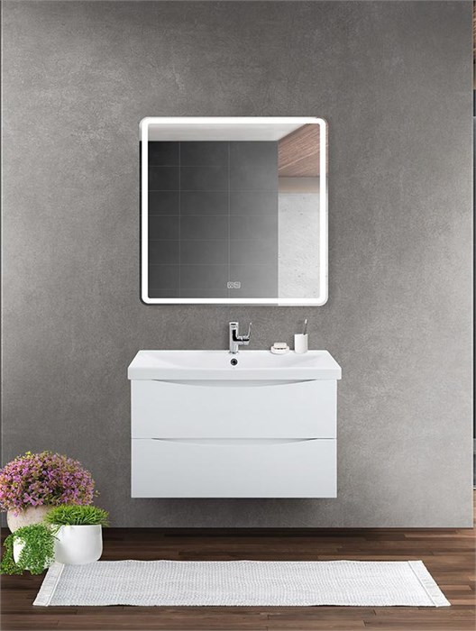 Тумба подвесная с раковиной BelBagno MARINO-CER-1000-2C-SO-BL-P 9884 - фото 156476