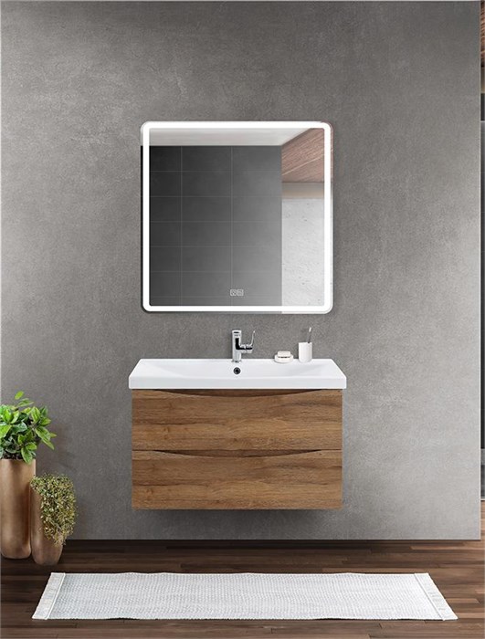 Тумба подвесная с раковиной BelBagno MARINO-CER-900-2C-SO-RR-P 9880 - фото 156571