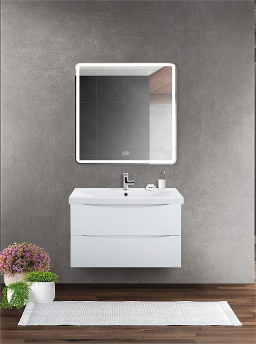 Тумба подвесная с раковиной BelBagno MARINO-CER-1000-2C-SO-BO-P 9885 - фото 156606