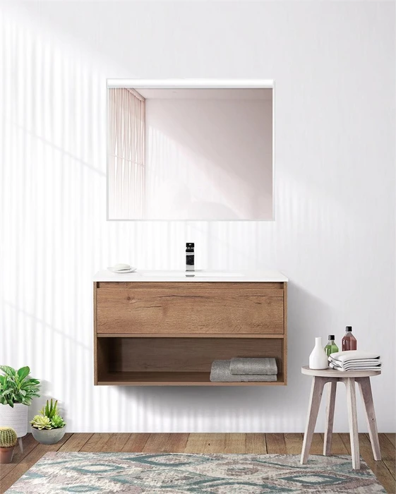 Тумба подвесная под раковину BelBagno KRAFT-900-1C-SO-RT 9371