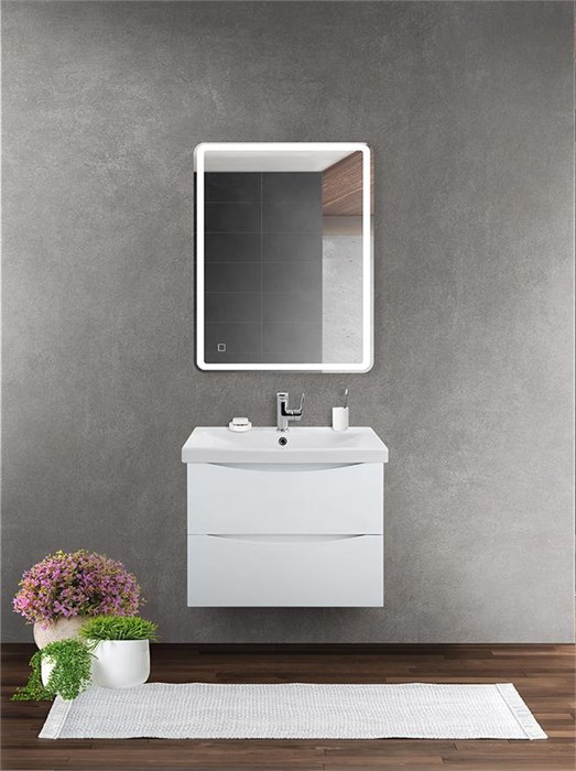 Тумба подвесная с раковиной BelBagno MARINO-CER-700-2C-SO-BO-P 9862 - фото 156652