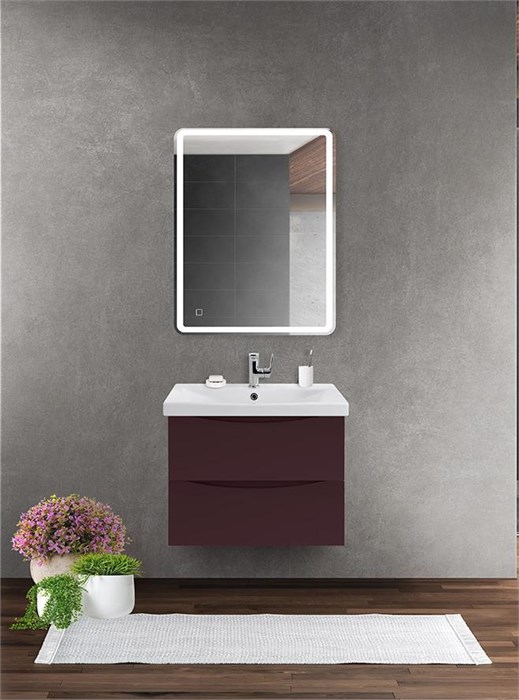 Тумба подвесная с раковиной BelBagno MARINO-CER-700-2C-SO-BRDL-P 9868 - фото 156805