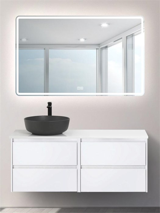 Мебель для ванной комнаты со столешницей BelBagno KRAFT-1200 Bianco Opaco 8498 - фото 156828