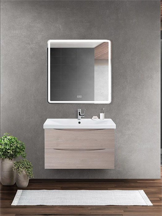 Тумба подвесная с раковиной BelBagno MARINO-CER-900-2C-SO-RG-P 9881 - фото 156896