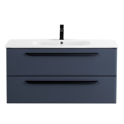 Мебель для ванной комнаты подвесная Cezares ECO-CER-600-2C-SO-GR-P 60 см Grafito 9109 - фото 157197