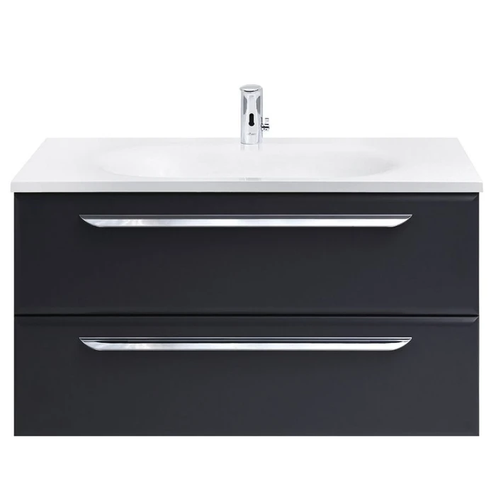 Мебель для ванной комнаты подвесная ECO-900-2C-SO-GR-P 90 см Grafito 9143