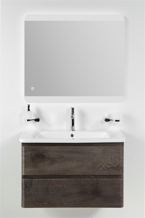 Тумба подвесная с керамической раковиной BelBagno ALBANO-CER-800-2C-SO-RNG 8231 - фото 157345