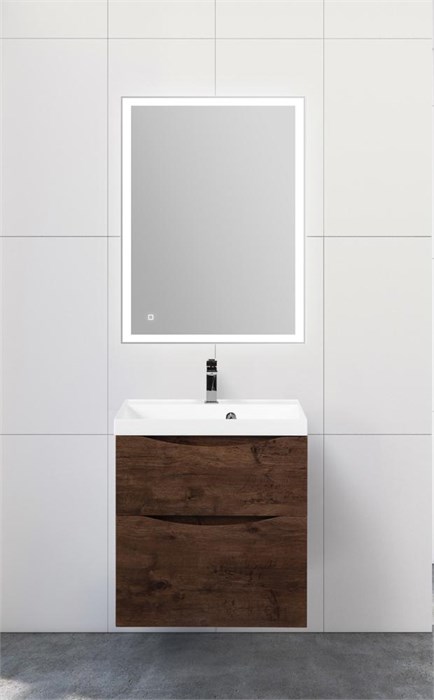 Тумба подвесная с раковиной BelBagno MARINO-H60-700-2C-SO-RW-P 8274 - фото 157418