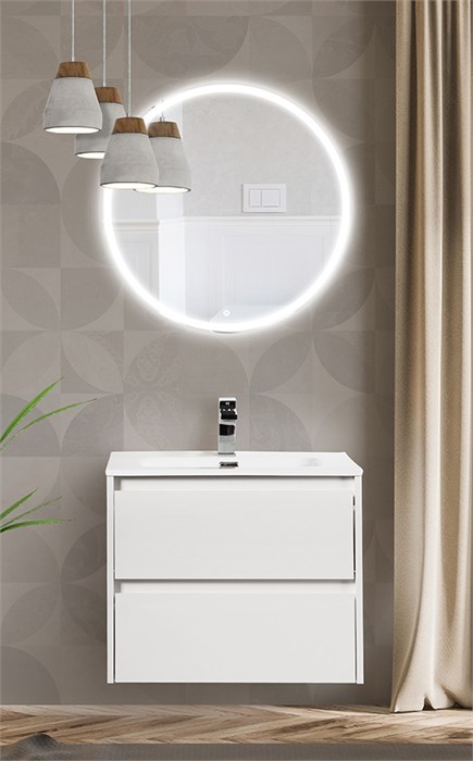 Тумба подвесная под раковину BelBagno KRAFT-600-2C-SO-BO 5338 - фото 157437