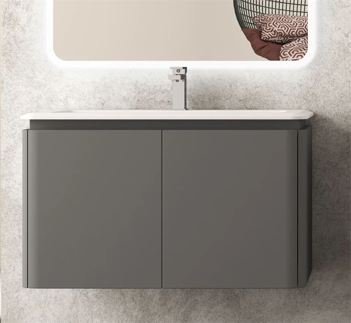Мебель для ванной комнаты CEZARES STYLUS 95 см Grigio nuvola 55229 + 55264 7870