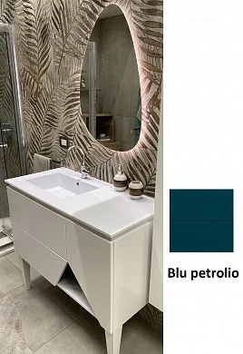Мебель для ванной CEZARES 1973 106см Blu petrolio 55195 + 50213 7768