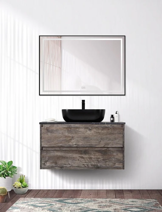 Тумба подвесная под столешницу BelBagno KRAFT-900-2C-SO-PP 7012