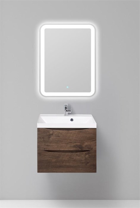 Тумба подвесная с раковиной BelBagno MARINO-700-2C-SO-RW-P 2600 - фото 157833