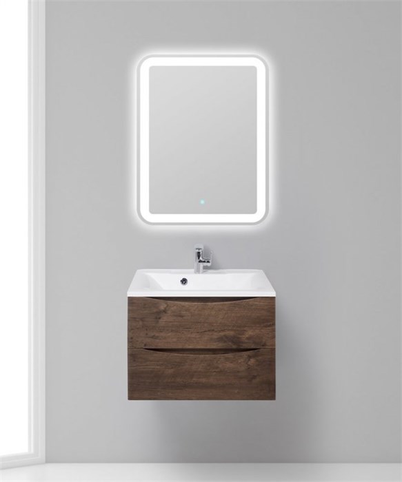 Тумба подвесная с раковиной BelBagno MARINO-650-2C-SO-RW-P 2565 - фото 157873