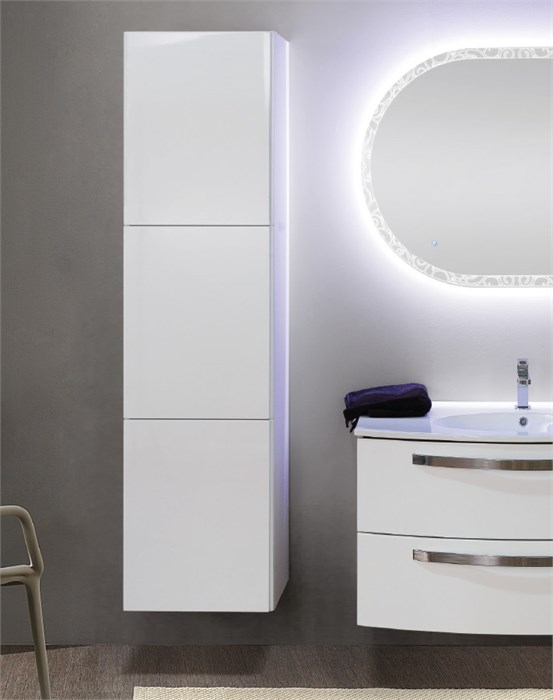 Колонна подвесная с тремя распашными дверцами, реверсивная CEZARES 53106 Bianco lucido 53106 - фото 158591